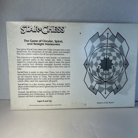 Star Chess Board Game Circular Spiral Straight Maneuvers Complete w/ Box - Picture 3 of 9